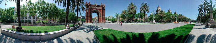 אָרק דֶה טריומף, שער הניצחון שבכניסה לפארק דֶה לָה סיוּטאדֶליָה