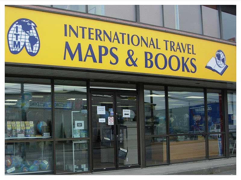 חנות של הוצאת המפות הקנדית ITMB