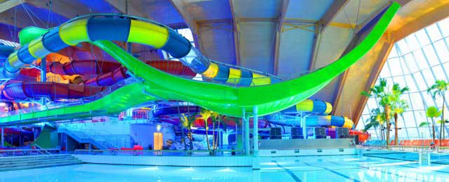 מתחם המגלשות בבאדפרדיס