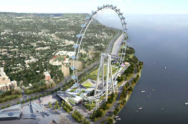 גלגל התצפית החדש בסטטן איילנד - תמונת הדמיה
