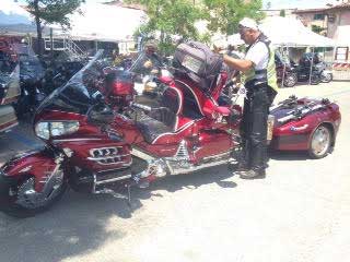 אופנוען בצפון איטליה