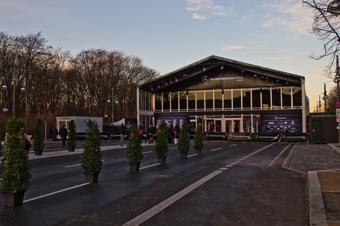 אוהל האירועים בשבוע האופנה