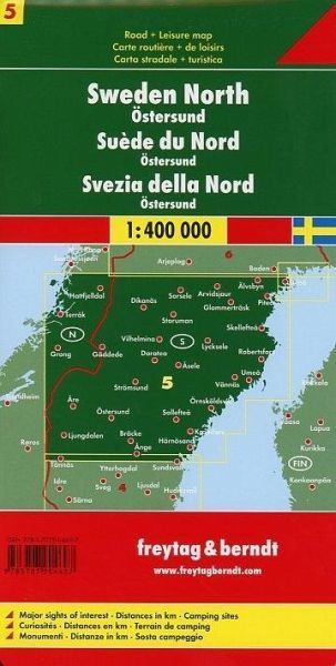 מפת שבדיה (5) צפון פרייטג ברנדט  - עטיפה אחורית