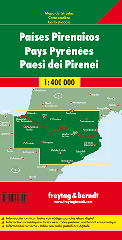 מפת הפירינאים פרייטג ברנדט  - עטיפה אחורית