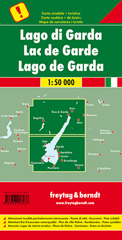 מפת אגם גארדה פרייטג ברנדט  - עטיפה אחורית