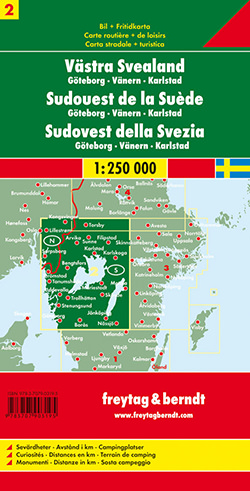 מפת שבדיה (2) דרום-מערב פרייטג ברנדט  - עטיפה אחורית