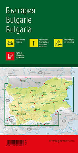 מפת בולגריה פרייטג ברנדט  - עטיפה אחורית