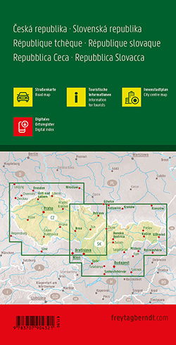 מפת צ'כיה וסלובקיה פרייטג ברנדט  - עטיפה אחורית