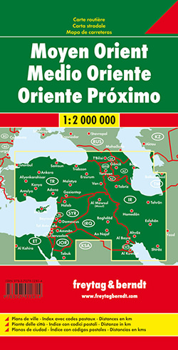 מפת המזרח התיכון פרייטג ברנדט  - עטיפה אחורית