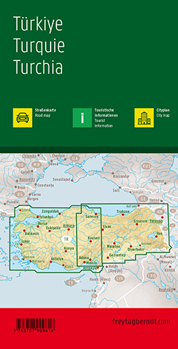מפת טורקיה פרייטג ברנדט  - עטיפה אחורית