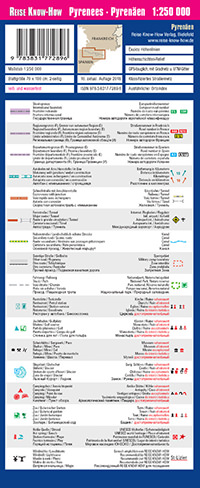 מפת הפירנאים וורלד מפינג פרוג'קט  - עטיפה אחורית