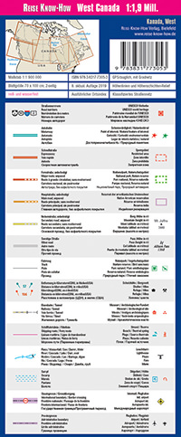מפת קנדה מערב וורלד מפינג פרוג'קט  - עטיפה אחורית