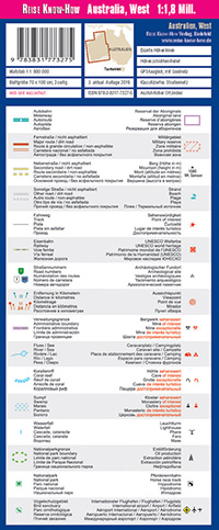 מפת אוסטרליה - החוף המערבי וורלד מפינג פרוג'קט  - עטיפה אחורית