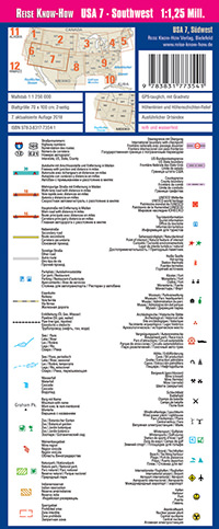 מפת ארה"ב 07 דרום מערב וורלד מפינג פרוג'קט  - עטיפה אחורית