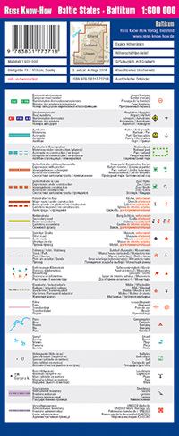 מפת בלטיות (אסטוניה לטביה ליטא) וורלד מפינג פרוג'קט  - עטיפה אחורית