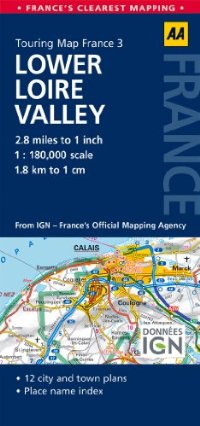 מפה AA צרפת 180 (3) עמק הלואר מערב