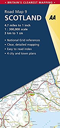 מפה AA סקוטלנד