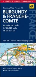מפה AA צרפת 180 (13) בורגון ופראנש-קומטה