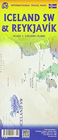 מפה ITM רייקיאוויק ודרום מערב איסלנד