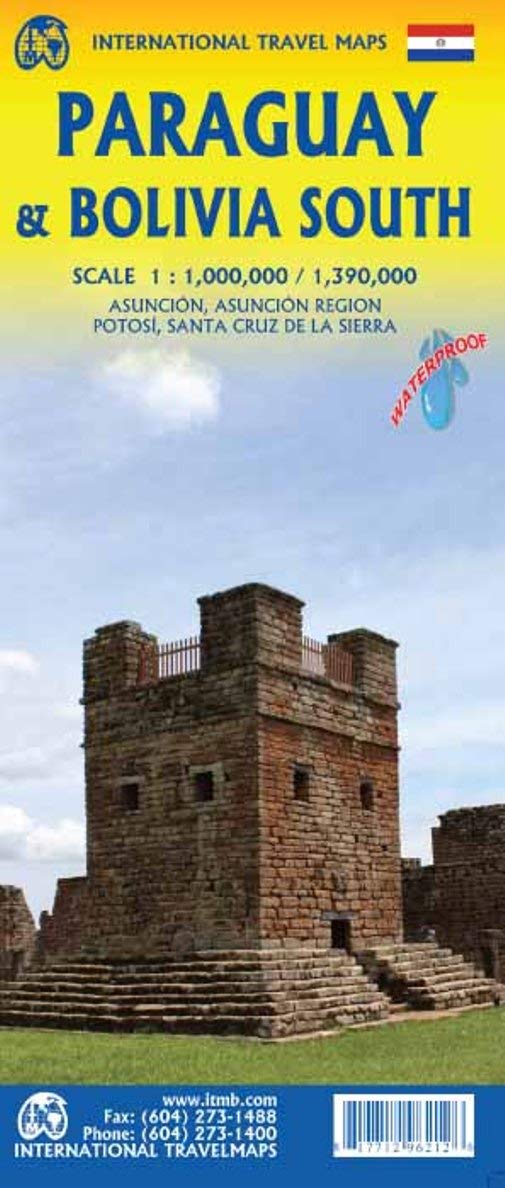 מפה ITM פאראגוואי ודרום בוליביה