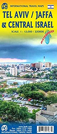 מפה ITM תל אביב/יפו ומרכז הארץ