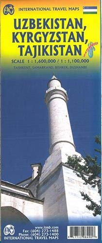 מפה ITM אוזבקיסטן, קירגיסטן, טג'יקיסטן