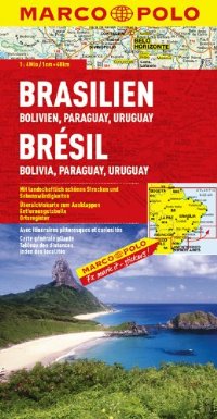 מפה MA דרום אמריקה צפון מזרח (ברזיל ועוד)