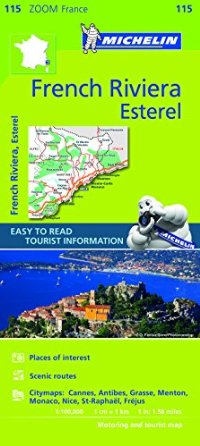 מפה MI קוט ד'אזור - האלפים הימיים 115