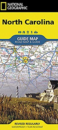 מפה NG צפון קרולינה